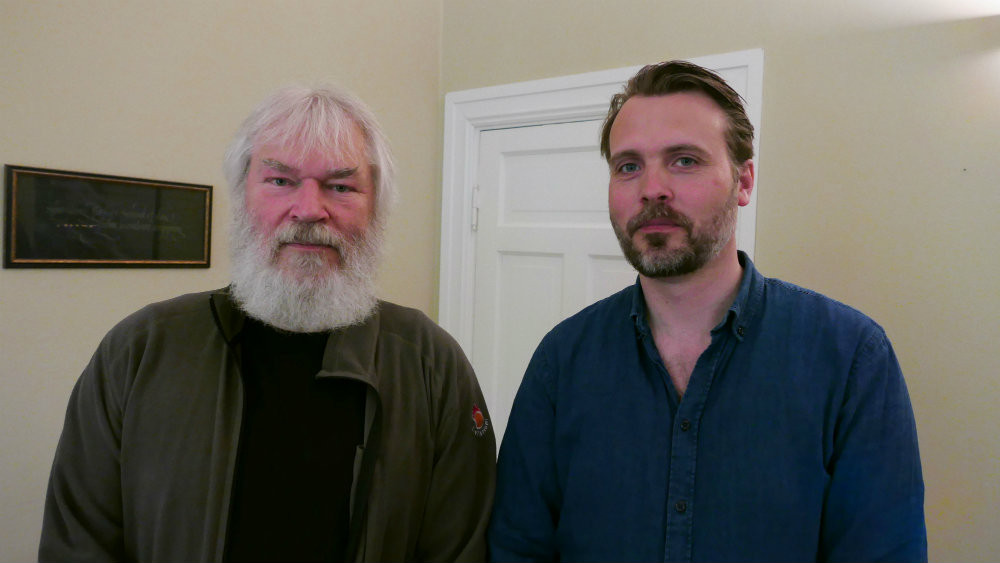 Juridisk rådiver Jan Terje Helmli (t.v.) og generalsekretær i NFFO, Arne Vestbø, er bekymret over forfatternes og oversetternes grunnleggende rettigheter i den nye, digitale litteraturvirkeligheten. 